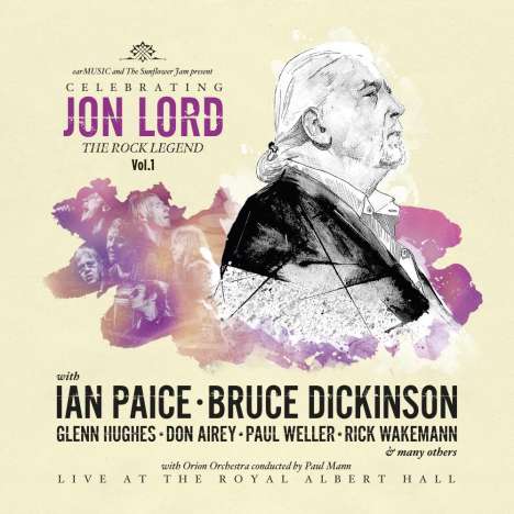 Deep Purple &amp; Friends: Celebrating Jon Lord: The Rock Legend Vol.1 (180g) (Limited Edition), 1 LP und 1 Blu-ray Disc