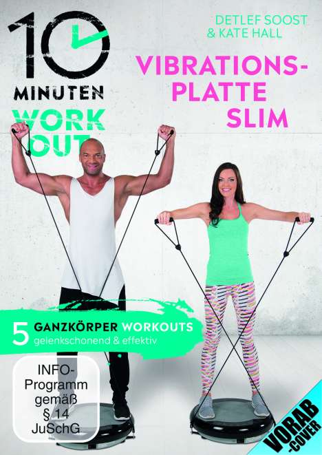 10 Minuten Workout - Vibrationsplatte Slim, DVD