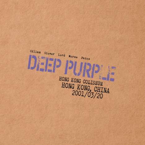 Deep Purple: Live In Hong Kong 2001 (remastered) (180g) (Limited Numbered Edition) (Purple Marbled Vinyl), 3 LPs