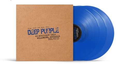 Deep Purple: Live In Wollongong 2001 (remastered) (180g) (Limited Numbered Edition) (Blue Vinyl), 3 LPs
