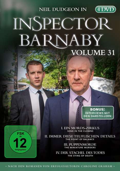 Inspector Barnaby Vol. 31, 4 DVDs