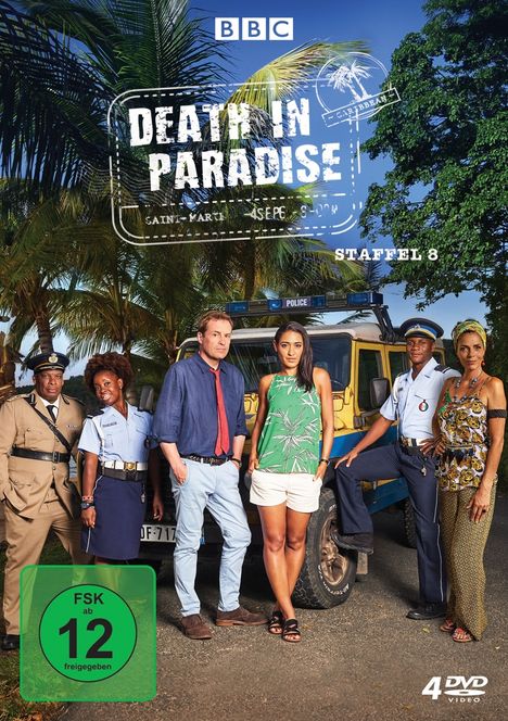 Death in Paradise Staffel 8, 4 DVDs