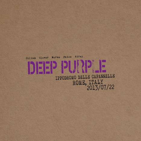 Deep Purple: Live In Rome 2013 (Limited Edition) (Colored Vinyl), 3 LPs