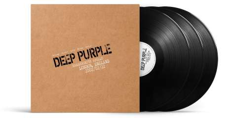Deep Purple: Live In London 2002 (180g) (Limited Numbered Edition), 3 LPs