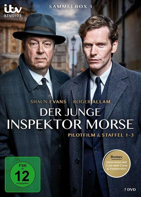 Der junge Inspektor Morse Sammelbox 1 (1-3), 7 DVDs