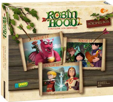 Robin Hood - Schlitzohr von Sherwood (24-26), 3 CDs