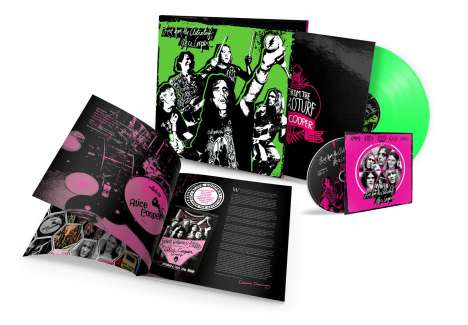 Alice Cooper: Live From The Astroturf (180g) (Limited Numbered Edition) (Glow In The Dark Vinyl), 1 LP und 1 DVD