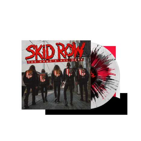 Skid Row (US-Hard Rock): The Gang's All Here (180g) (Limited Edition) (Black/White/Red Splattered Vinyl), LP