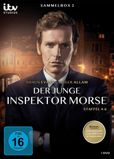 Der junge Inspektor Morse Sammelbox 2 (4-6), 7 DVDs