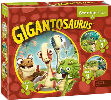 Gigantosaurus Starter-Box 3 (Folge 7-9), 3 CDs