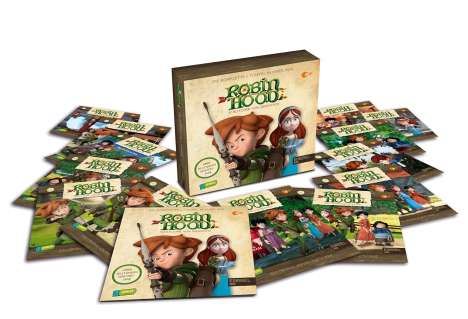 Robin Hood - Schlitzohr von Sherwood Staffelbox 1, 13 CDs