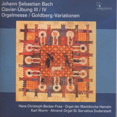 Johann Sebastian Bach (1685-1750): Choräle BWV 669-689 "Orgelmesse", 4 CDs
