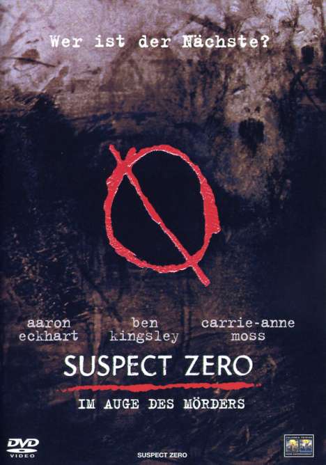 Suspect Zero - Im Auge des Mörders, DVD