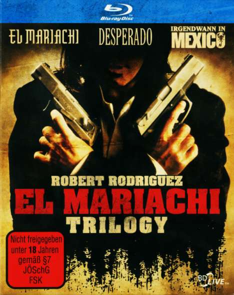 El Mariachi Trilogy (El Mariachi / Desperado / Mexico), 2 Blu-ray Discs