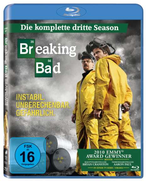 Breaking Bad Season 3 (Blu-ray), 3 Blu-ray Discs