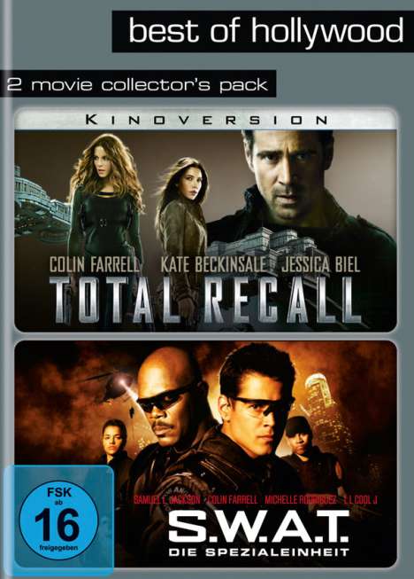 Total Recall / S.W.A.T. - Die Spezialeinheit, 2 DVDs