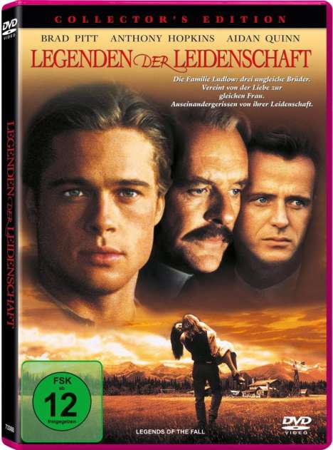 Legenden der Leidenschaft, DVD