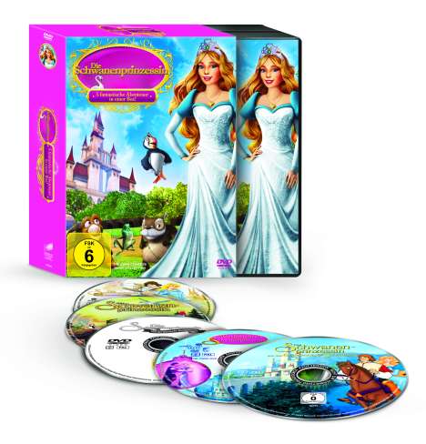 Die Schwanenprinzessin (Gesamtbox), 5 DVDs