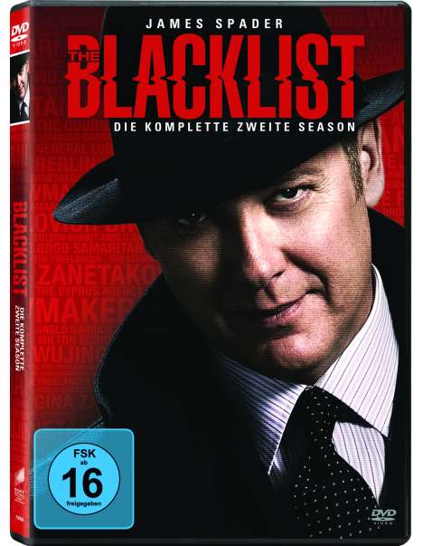 The Blacklist Staffel 2, 5 DVDs