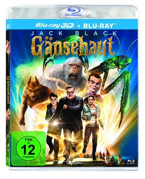Gänsehaut (2015) (3D &amp; 2D Blu-ray), 2 Blu-ray Discs