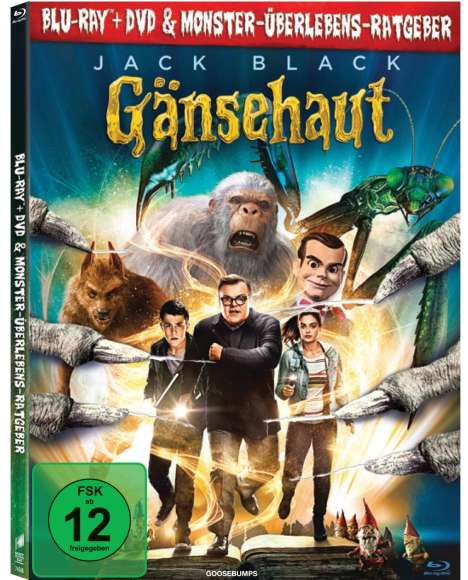 Gänsehaut (2015) (Blu-ray &amp; DVD im Digibook), 1 Blu-ray Disc und 1 DVD
