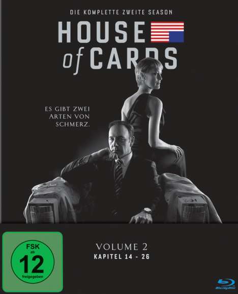 House Of Cards Season 2 (Blu-ray), 4 Blu-ray Discs