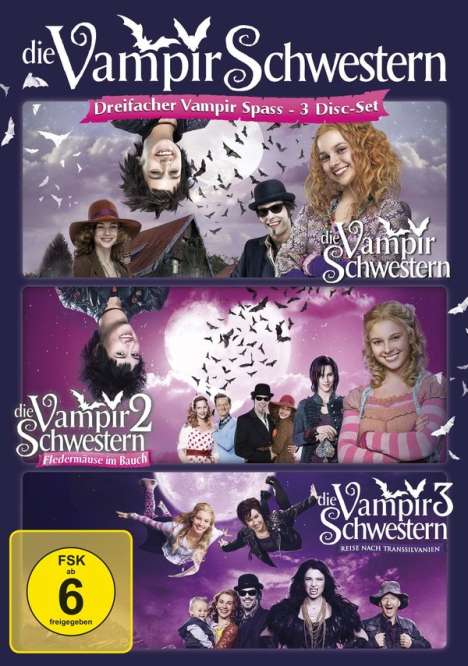 Die Vampirschwestern 1-3, 3 DVDs