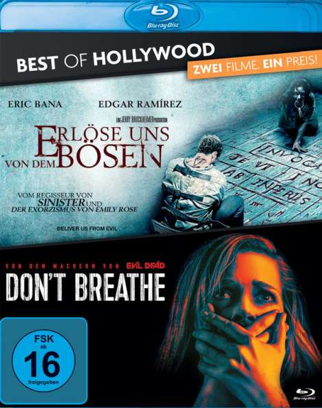 Erlöse uns von dem Bösen / Don't Breathe (Blu-ray), 2 Blu-ray Discs