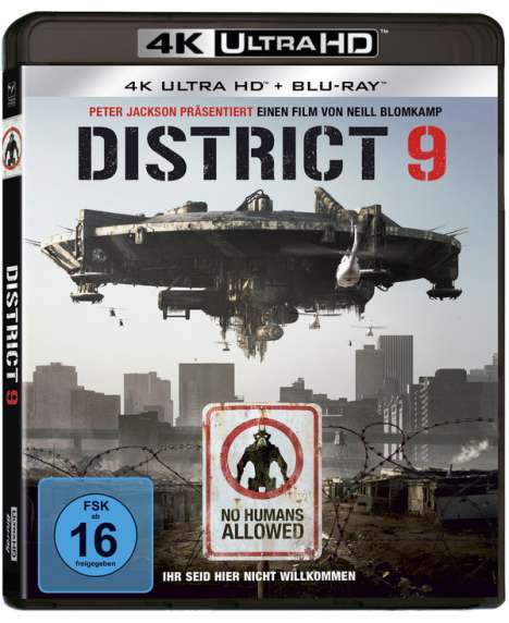 District 9 (Ultra HD Blu-ray &amp; Blu-ray), 1 Ultra HD Blu-ray und 1 Blu-ray Disc