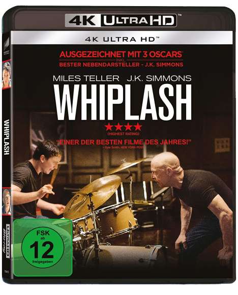 Whiplash (Ultra HD Blu-ray), Ultra HD Blu-ray