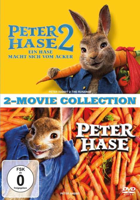 Peter Hase 1 &amp; 2, 2 DVDs