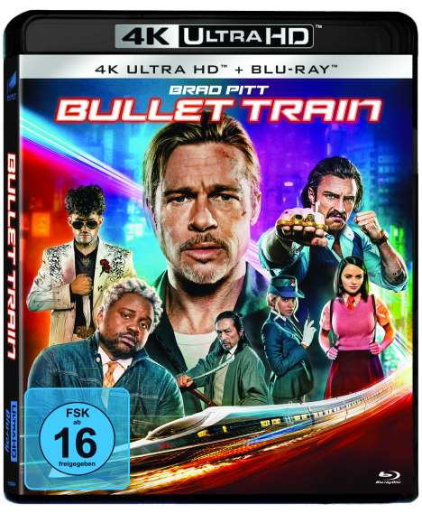 Bullet Train (Ultra HD Blu-ray &amp; Blu-ray), 1 Ultra HD Blu-ray und 1 Blu-ray Disc