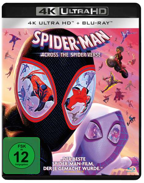 Spider-Man: Across the Spider-Verse (Ultra HD Blu-ray &amp; Blu-ray), 1 Ultra HD Blu-ray und 1 Blu-ray Disc