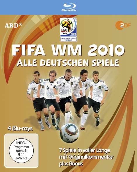 Fußball: FIFA WM 2010 - Alle deutschen Spiele (Blu-ray), Blu-ray Disc
