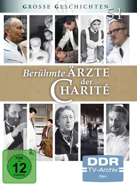 Berühmte Ärzte der Charite, 4 DVDs
