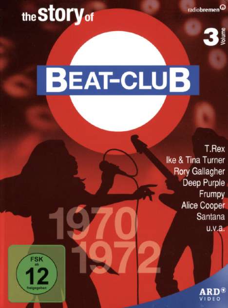 Beat-Club: The Story Of Beat-Club Vol. 3 (1970 - 1972), 8 DVDs