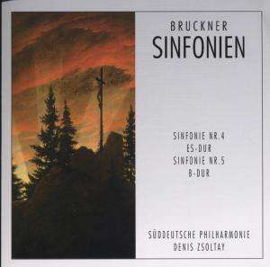 Anton Bruckner (1824-1896): Symphonien Nr.4 &amp; 5, CD