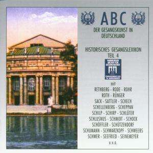 ABC der Gesangskunst in Deutschland - Gesangslexikon 4, 2 CDs