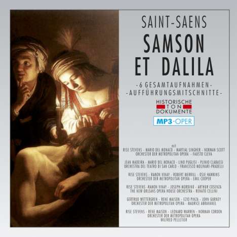Camille Saint-Saens (1835-1921): Samson &amp; Dalila (4 Operngesamtaufnahmen im MP3-Format), 2 MP3-CDs