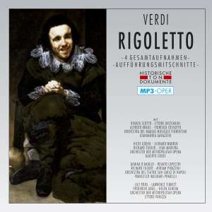 Giuseppe Verdi (1813-1901): Rigoletto (4 Operngesamtaufnahmen im MP3-Format), 2 MP3-CDs