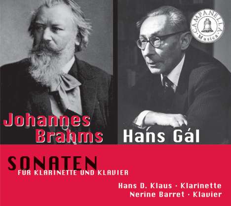 Hans Gal (1890-1987): Klarinettensonate op.84, CD