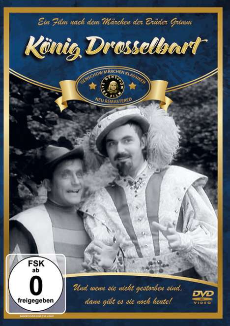 König Drosselbart (1962), DVD