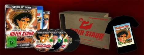 Roter Staub (Blu-ray &amp; DVD mit T-Shirt in Holzbox), 1 Blu-ray Disc, 2 DVDs und 1 CD