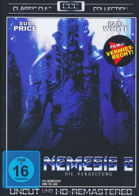 Nemesis 2 - Die Vergeltung, DVD