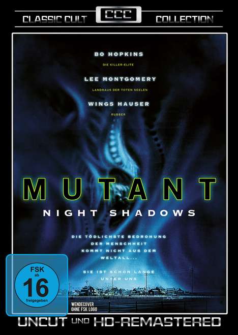 Mutant - Night Shadows, DVD