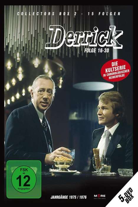 Derrick Collector's Box Vol. 2 (Folgen 16-30), 5 DVDs