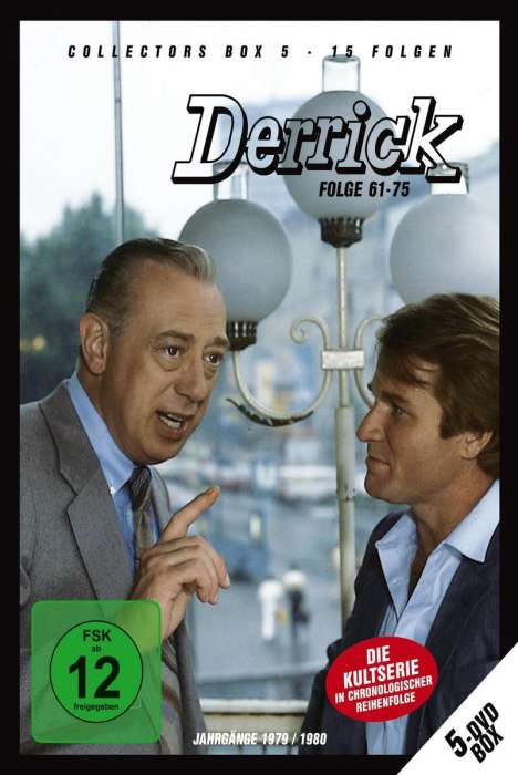 Derrick Collector's Box Vol. 5 (Folgen 61-75), 5 DVDs