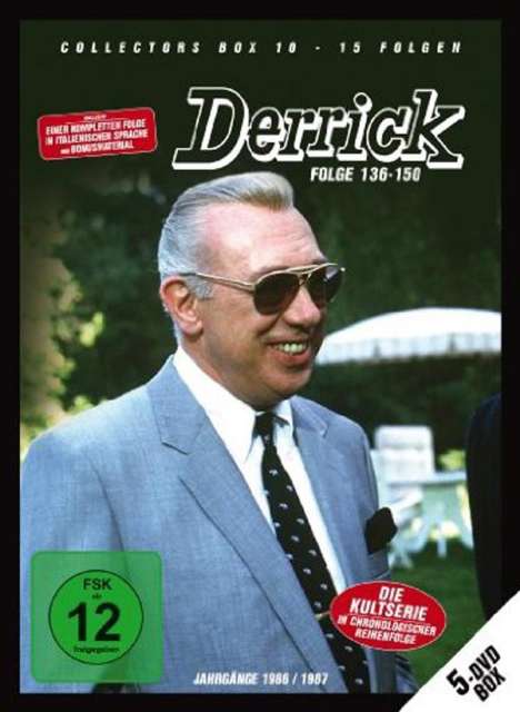 Derrick Collector's Box Vol. 10 (Folgen 136-150), 5 DVDs