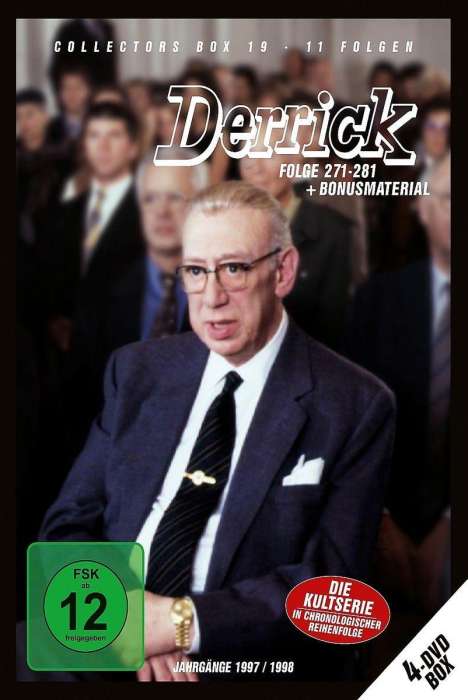 Derrick Collector's Box Vol. 19 (Folgen 271-281), 4 DVDs