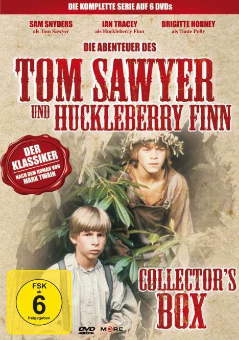 Die Abenteuer von Tom Sawyer und Huckleberry Finn (Komplette Serie) (Collector's Box), 6 DVDs